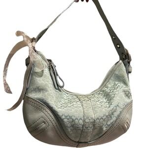 Light blue coach bag